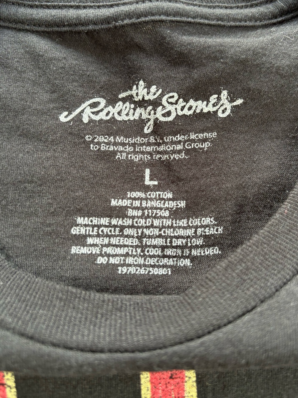 Official Rolling Stones Classic Tongue Graphic Tee - Large - Picture 2 of 4